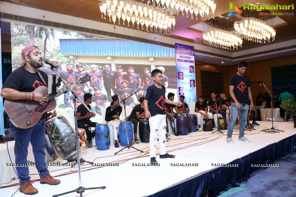 Performance by Dharavi Reloaded by Rotary International, Dist 3150 at Hotel Marigold, Hyderabad