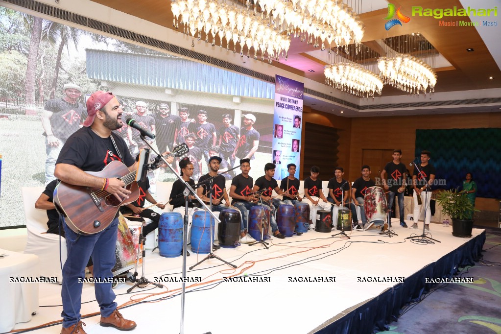 Performance by Dharavi Reloaded by Rotary International, Dist 3150 at Hotel Marigold, Hyderabad