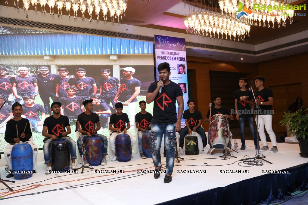 Performance by Dharavi Reloaded by Rotary International, Dist 3150 at Hotel Marigold, Hyderabad