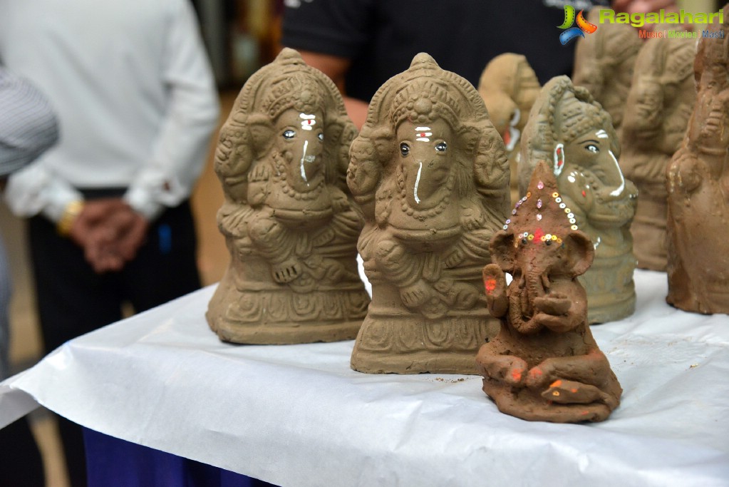 Star MAA - Celebrating and Sale The “Eco Friendly Clay Ganesh Idols” at Prasad's IMAX, Hyderabad