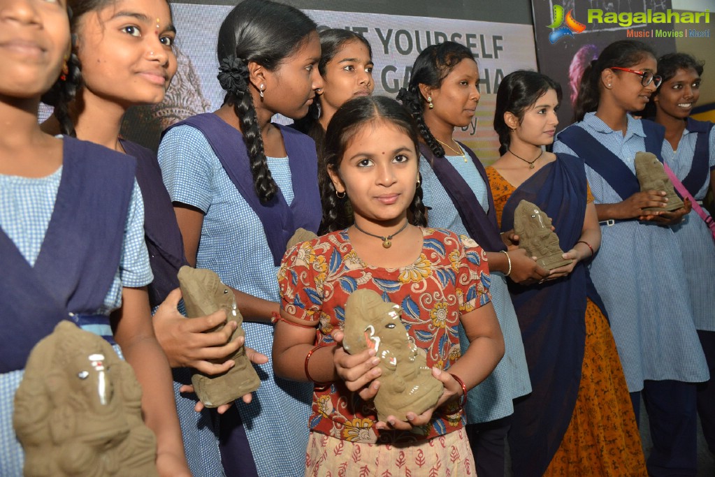 Star MAA - Celebrating and Sale The “Eco Friendly Clay Ganesh Idols” at Prasad's IMAX, Hyderabad