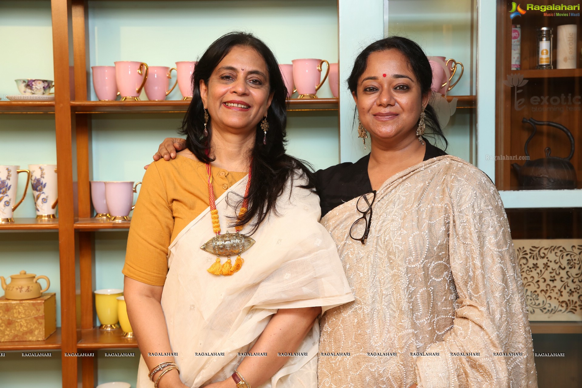 A Tete Tete with Ratna Rao Shekar and Neelima Chowdary at Exotic Blooming Teas, Jubilee Hills, Hyderabad