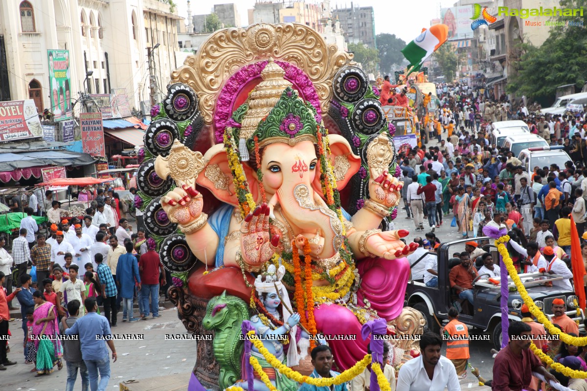 Ganesh Nimajjanam 2018 at Charminar Area, Hyderabad