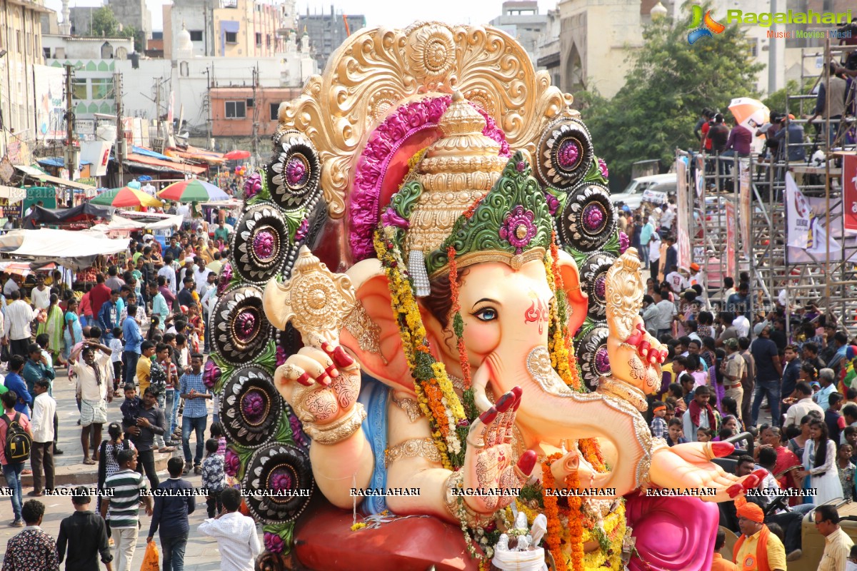 Ganesh Nimajjanam 2018 at Charminar Area, Hyderabad