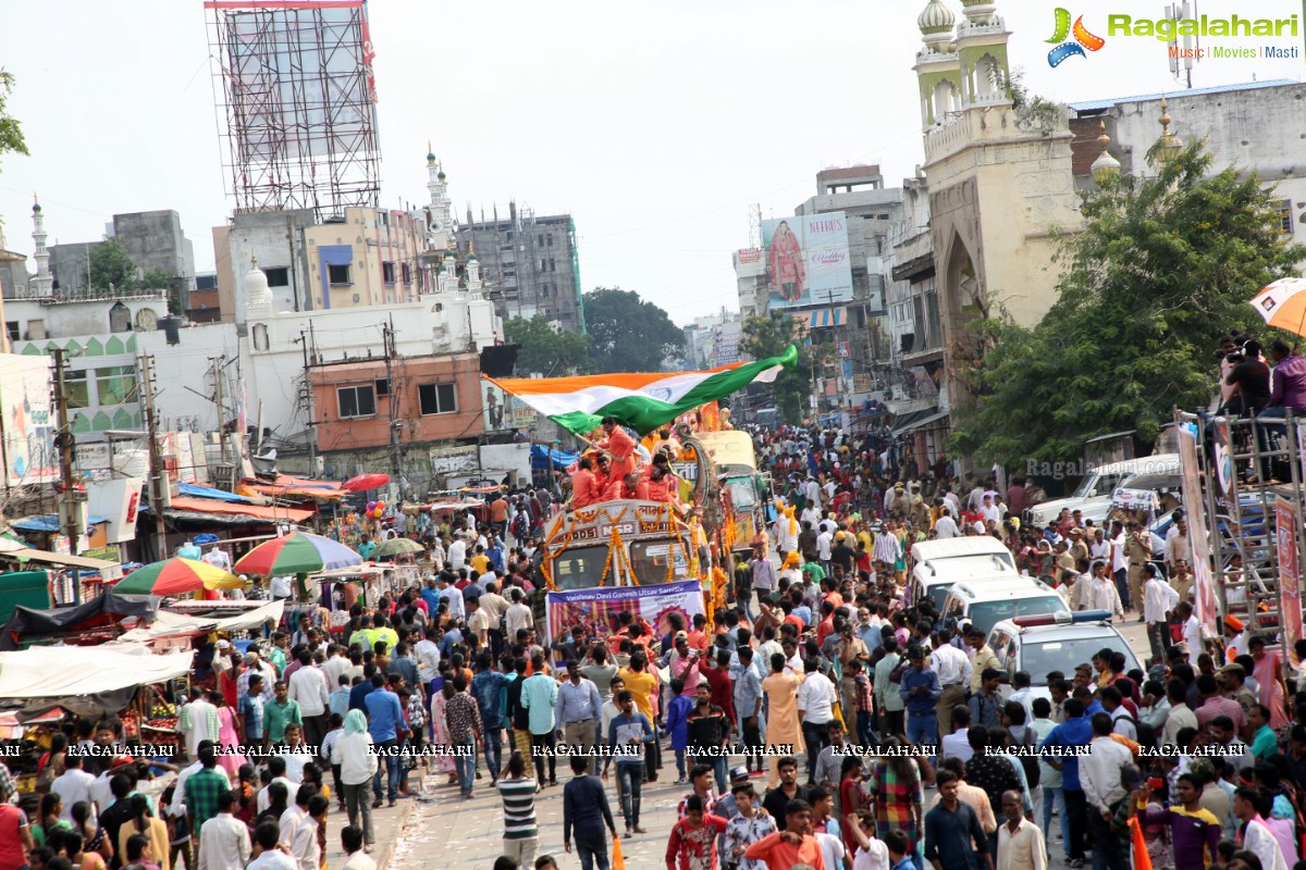 Ganesh Nimajjanam 2018 at Charminar Area, Hyderabad