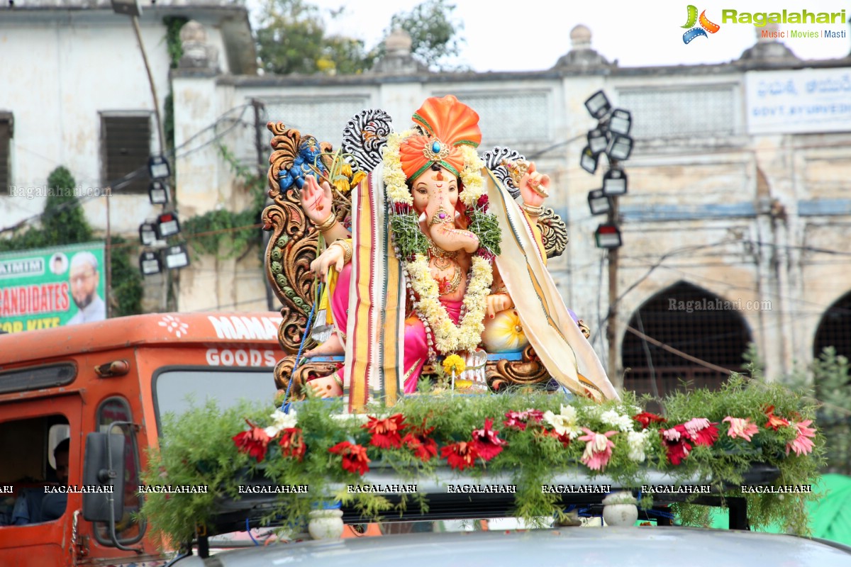 Ganesh Nimajjanam 2018 at Charminar Area, Hyderabad