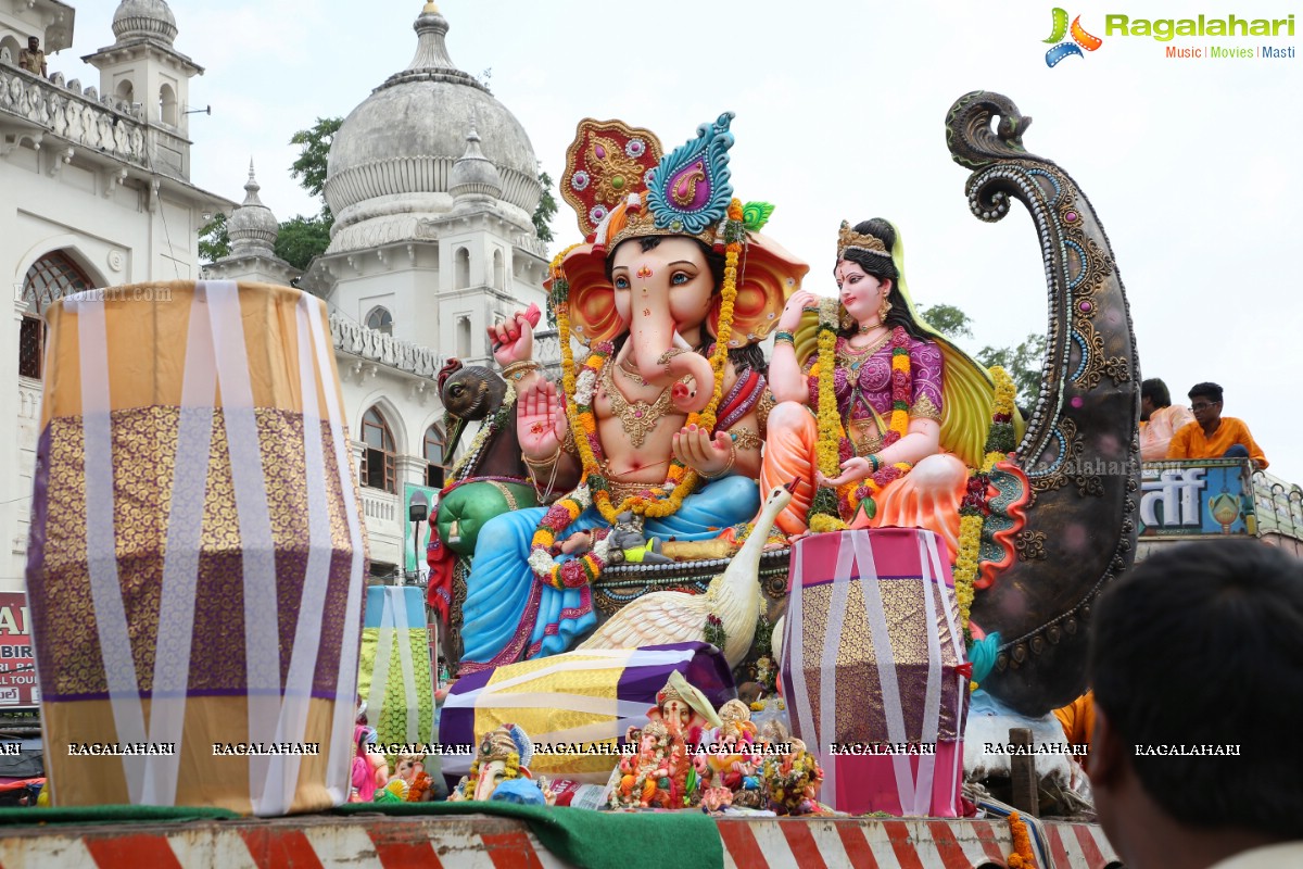 Ganesh Nimajjanam 2018 at Charminar Area, Hyderabad