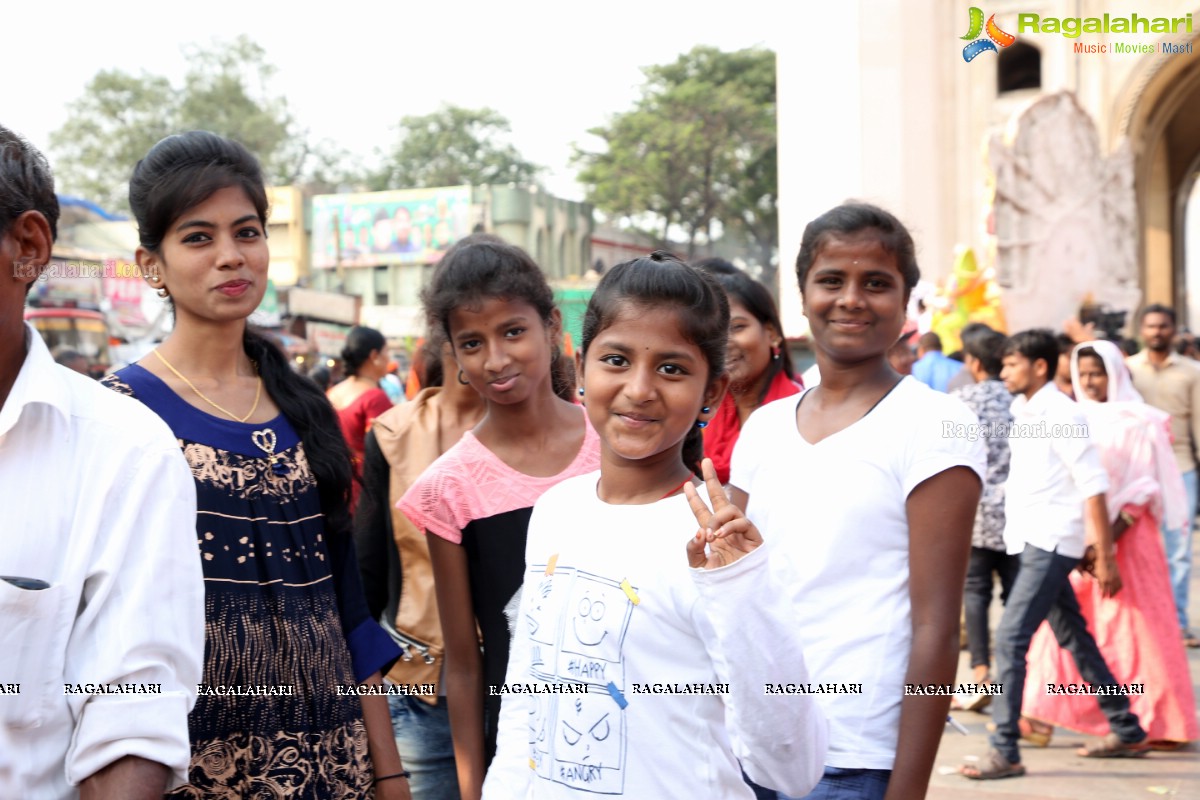 Ganesh Nimajjanam 2018 at Charminar Area, Hyderabad