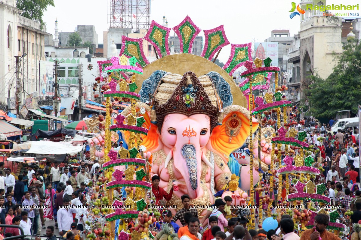 Ganesh Nimajjanam 2018 at Charminar Area, Hyderabad