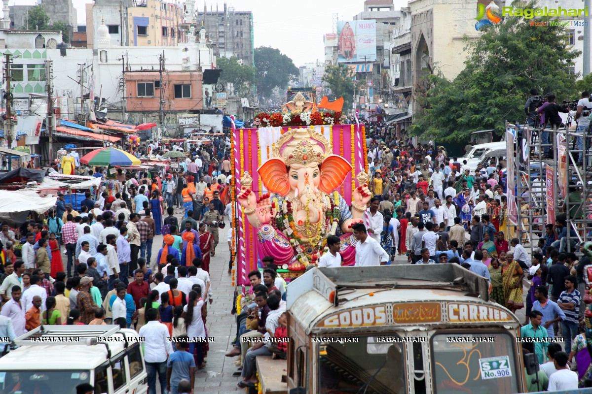 Ganesh Nimajjanam 2018 at Charminar Area, Hyderabad