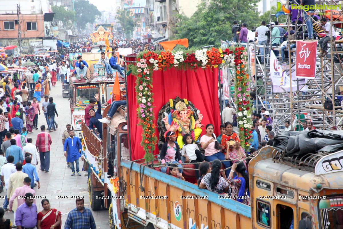 Ganesh Nimajjanam 2018 at Charminar Area, Hyderabad