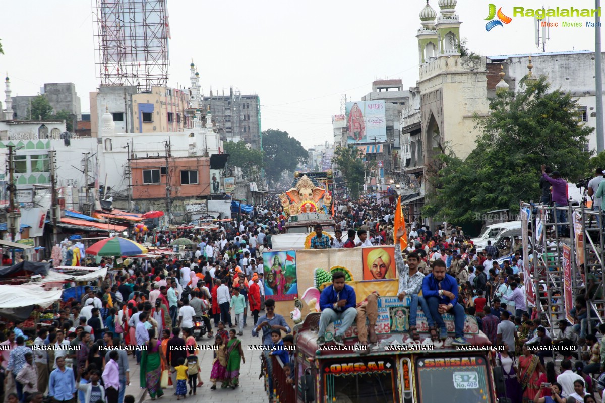 Ganesh Nimajjanam 2018 at Charminar Area, Hyderabad