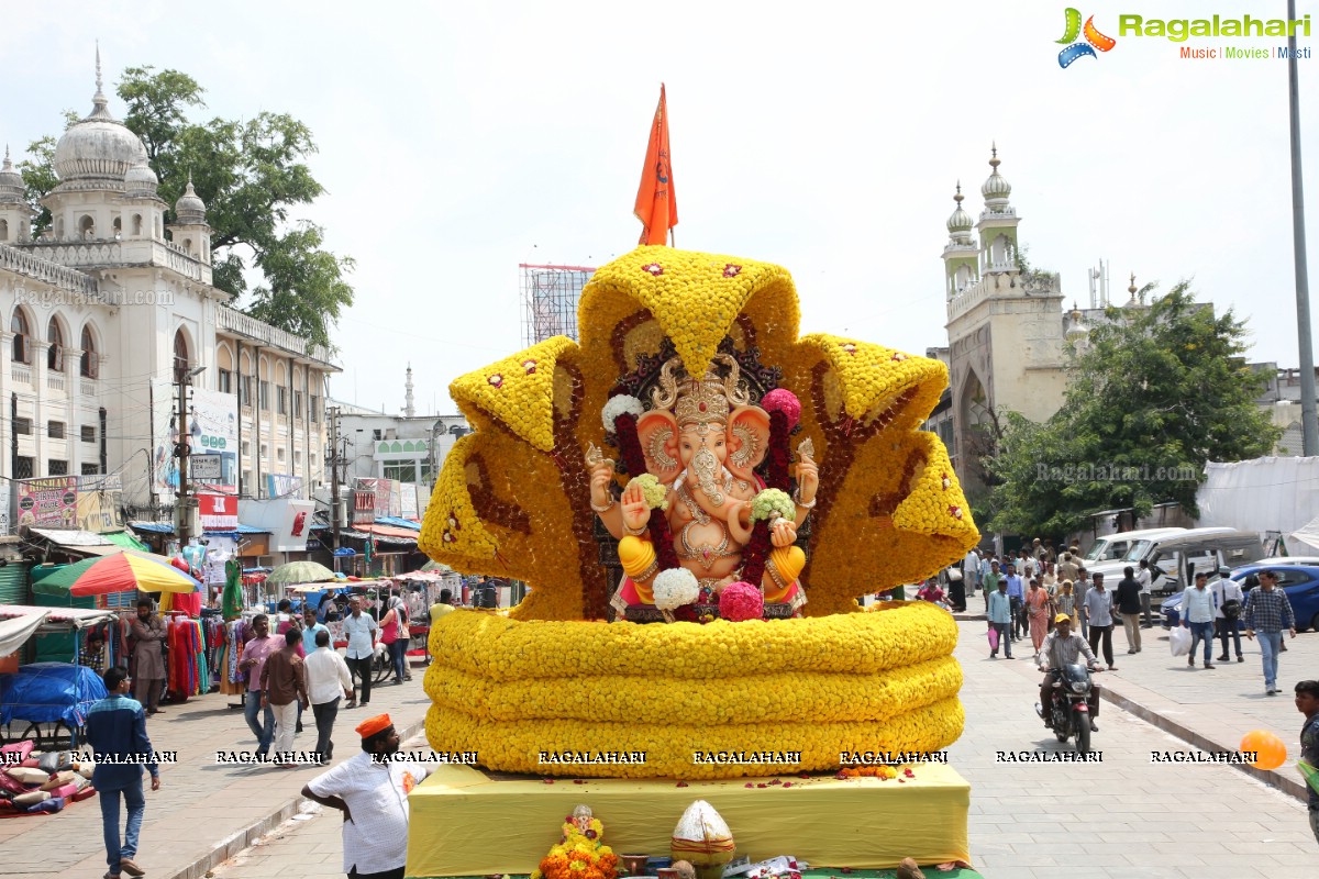 Ganesh Nimajjanam 2018 at Charminar Area, Hyderabad