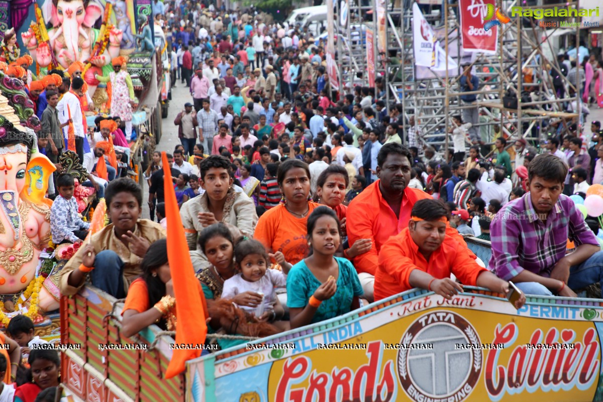 Ganesh Nimajjanam 2018 at Charminar Area, Hyderabad