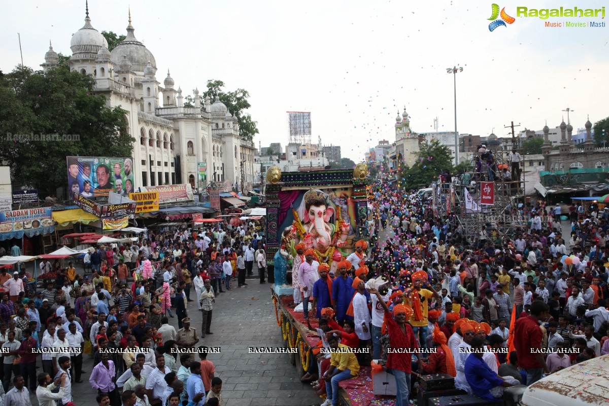 Ganesh Nimajjanam 2018 at Charminar Area, Hyderabad