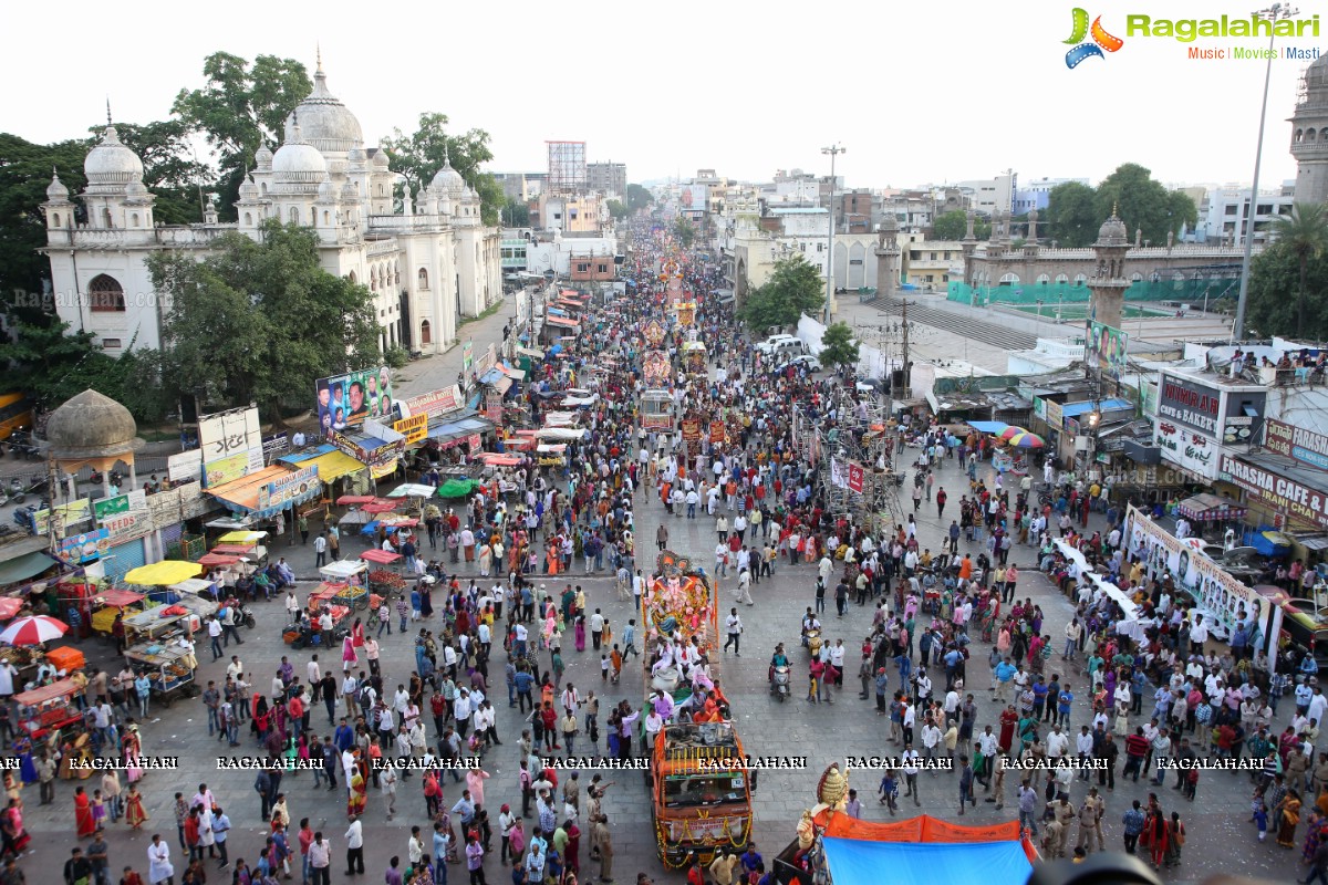 Ganesh Nimajjanam 2018 at Charminar Area, Hyderabad