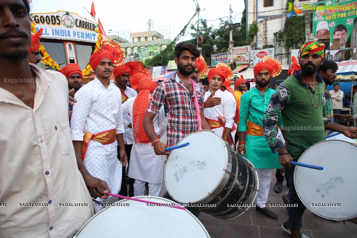 Ganesh Nimajjanam 2018 at Charminar Area, Hyderabad