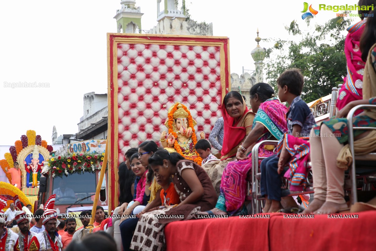 Ganesh Nimajjanam 2018 at Charminar Area, Hyderabad