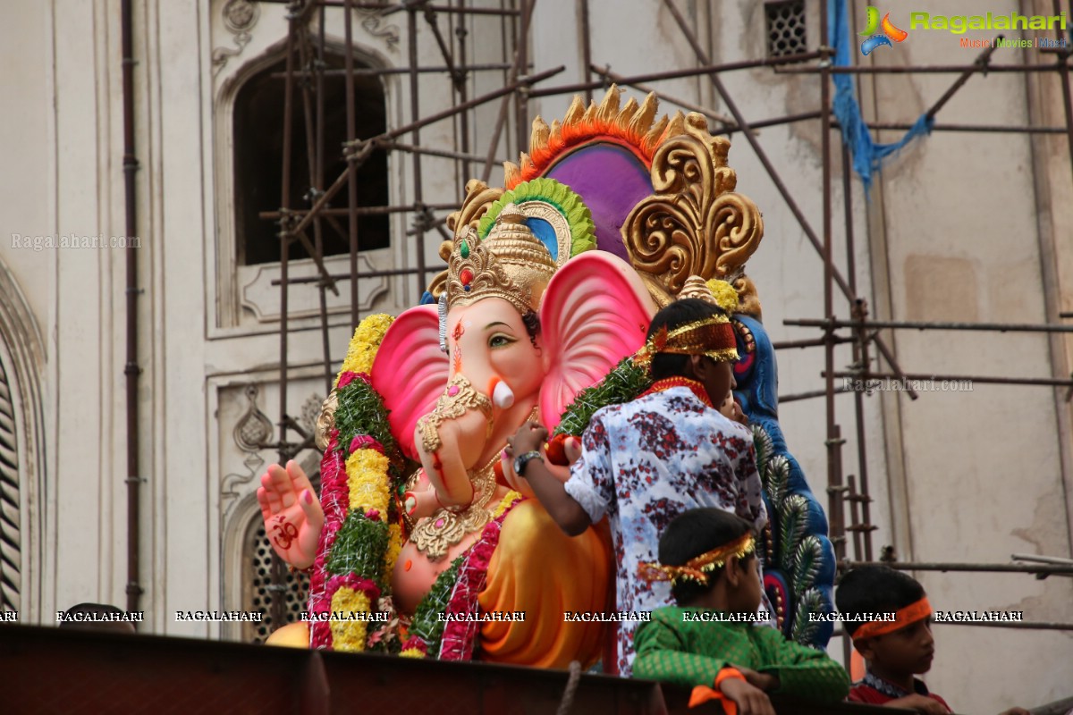 Ganesh Nimajjanam 2018 at Charminar Area, Hyderabad