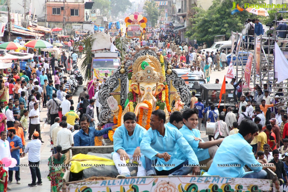 Ganesh Nimajjanam 2018 at Charminar Area, Hyderabad