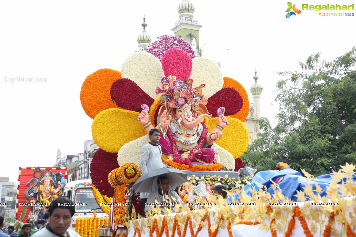 Ganesh Nimajjanam 2018 at Charminar Area, Hyderabad