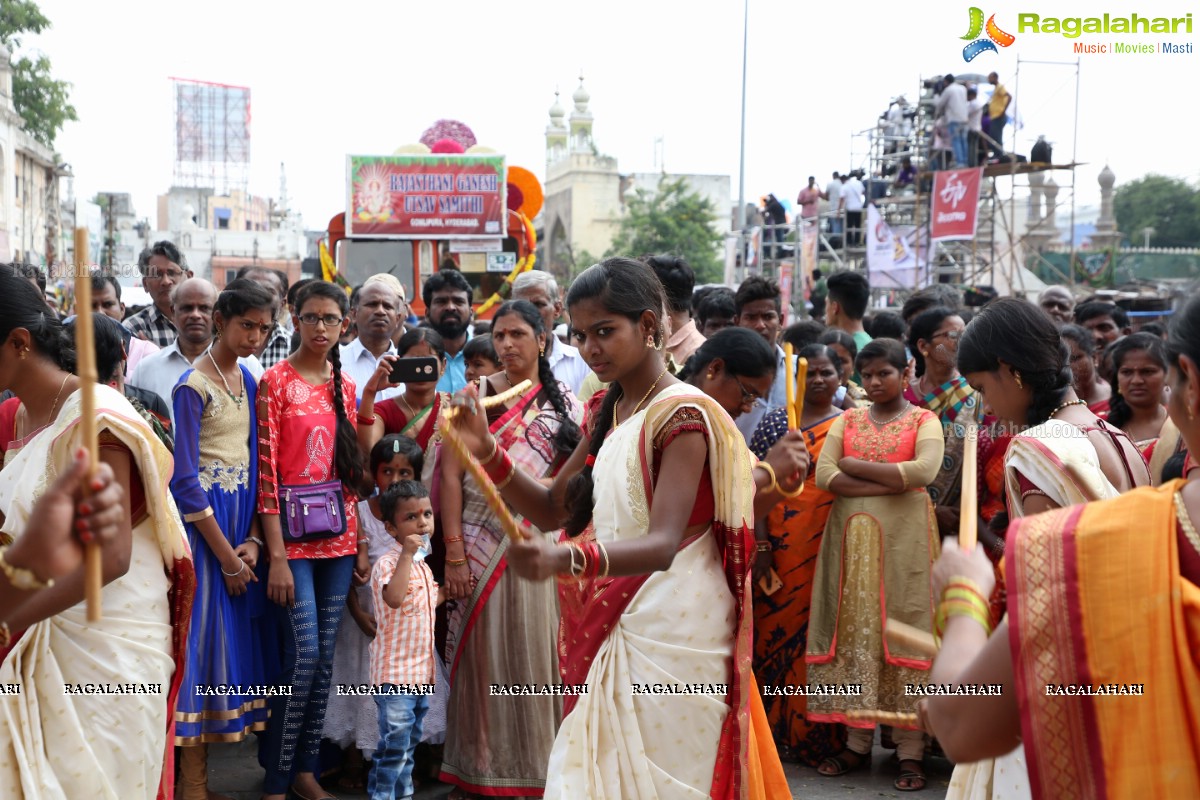 Ganesh Nimajjanam 2018 at Charminar Area, Hyderabad