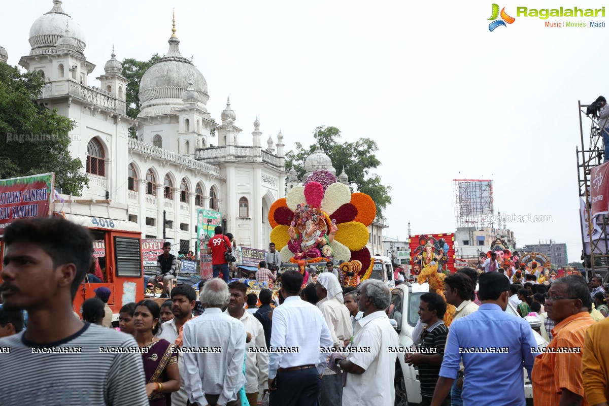 Ganesh Nimajjanam 2018 at Charminar Area, Hyderabad