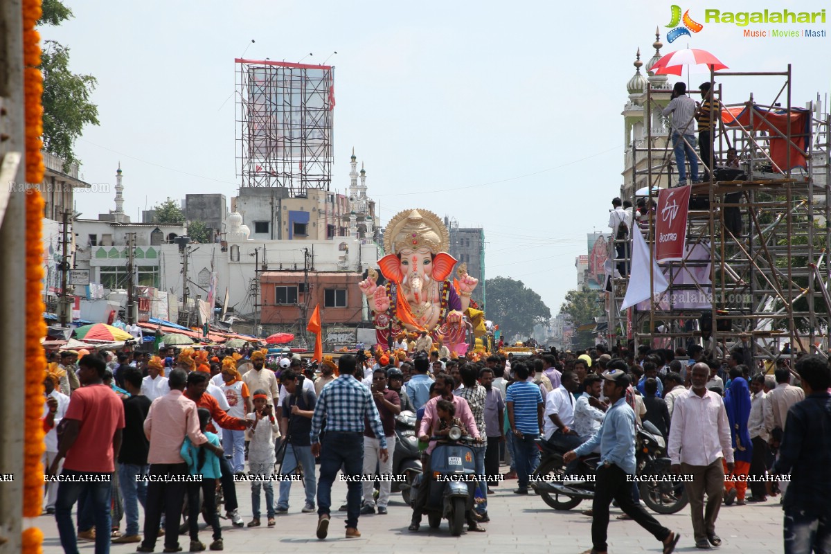 Ganesh Nimajjanam 2018 at Charminar Area, Hyderabad