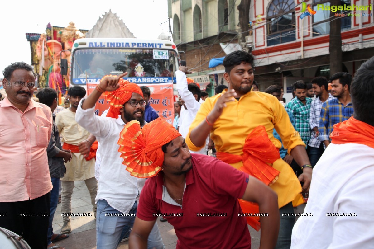 Ganesh Nimajjanam 2018 at Charminar Area, Hyderabad