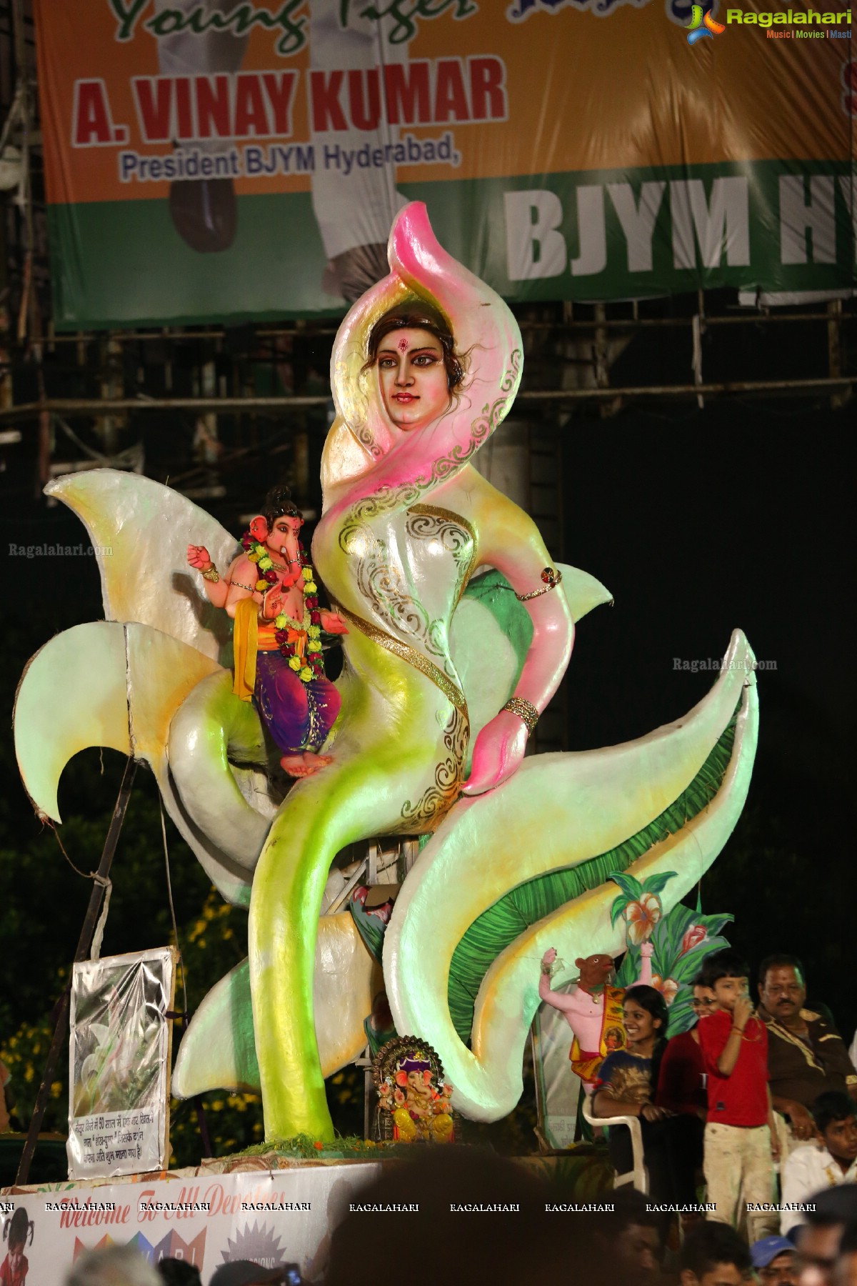 Ganesh Nimajjanam 2018 at Tankbund Area, Hyderabad