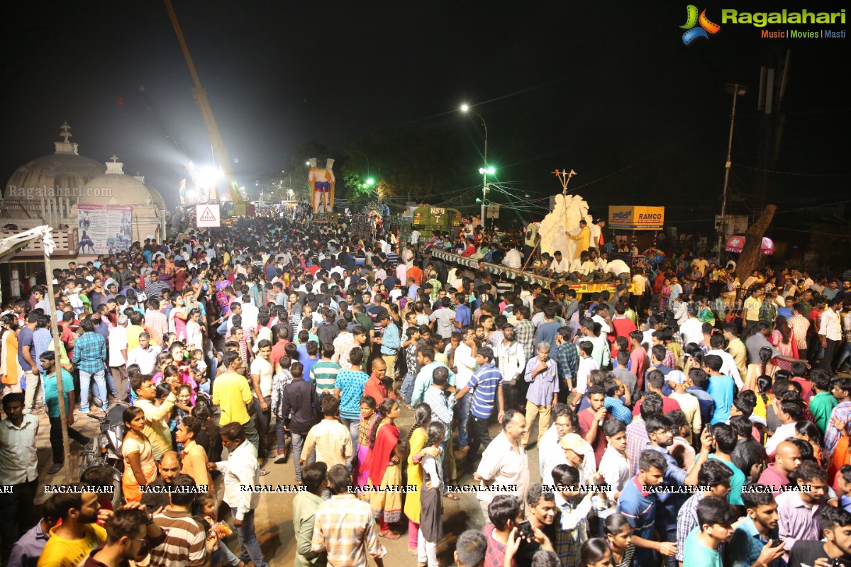 Ganesh Nimajjanam 2018 at Tankbund Area, Hyderabad