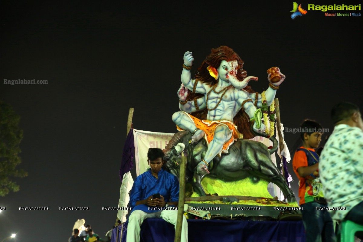 Ganesh Nimajjanam 2018 at Tankbund Area, Hyderabad