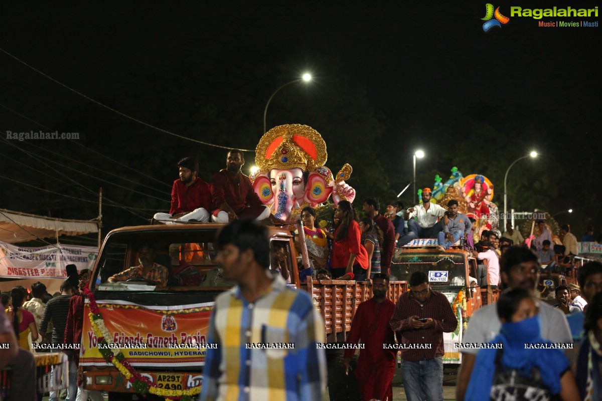 Ganesh Nimajjanam 2018 at Tankbund Area, Hyderabad