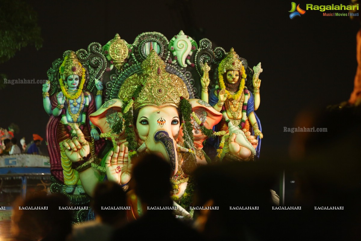 Ganesh Nimajjanam 2018 at Tankbund Area, Hyderabad