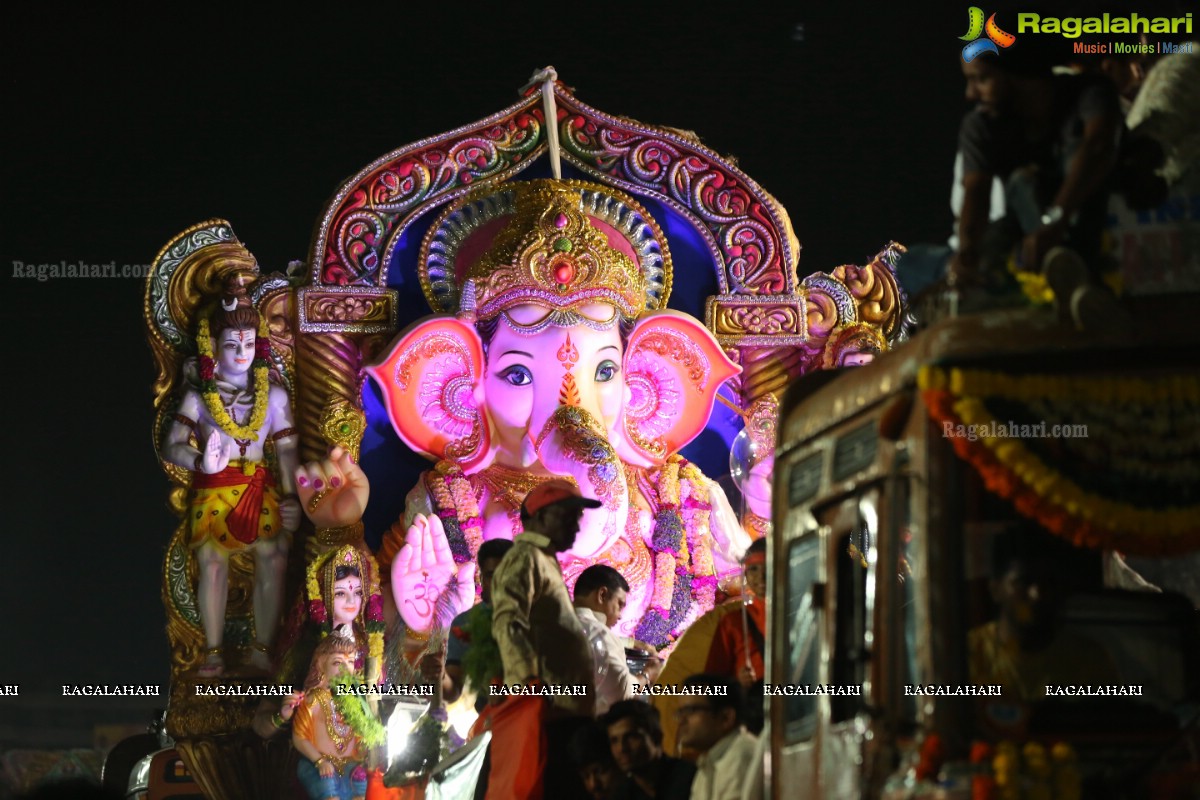 Ganesh Nimajjanam 2018 at Tankbund Area, Hyderabad