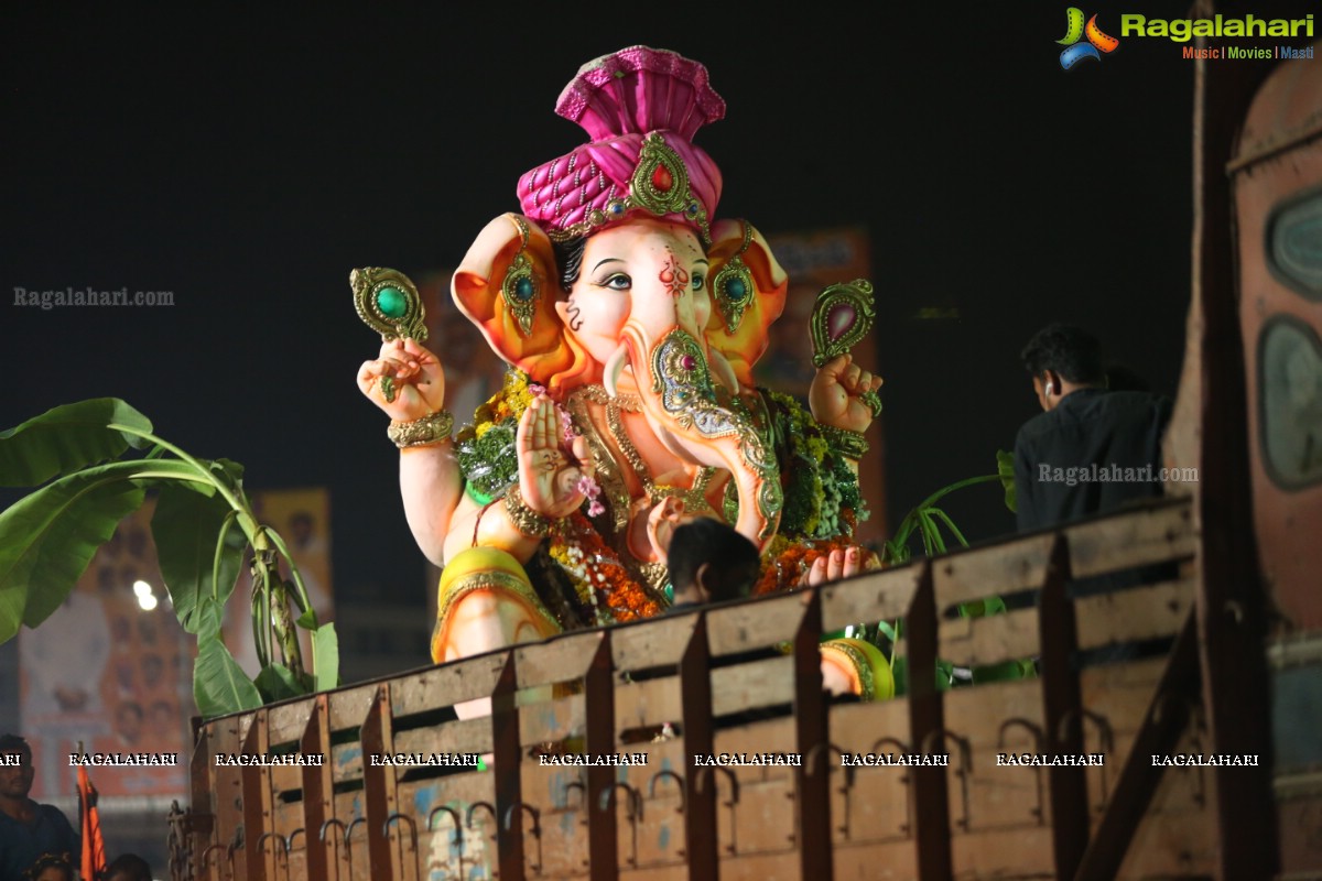 Ganesh Nimajjanam 2018 at Tankbund Area, Hyderabad