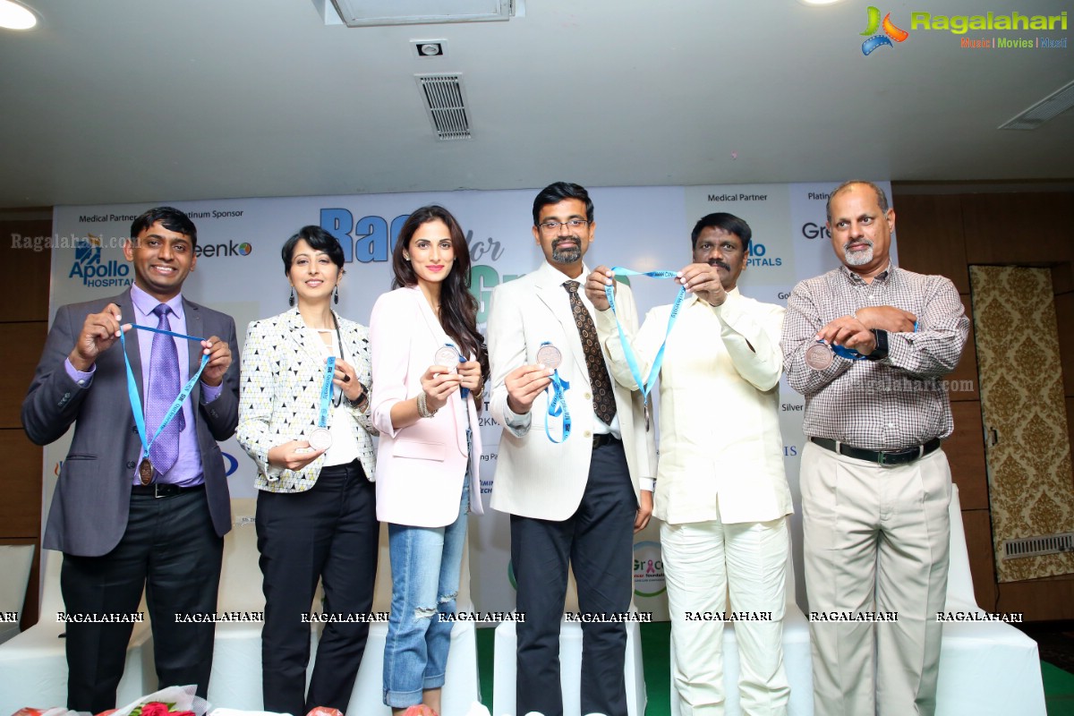 Grace Cancer Foundation Press Conference at Hotel Daspalla, Hyderabad