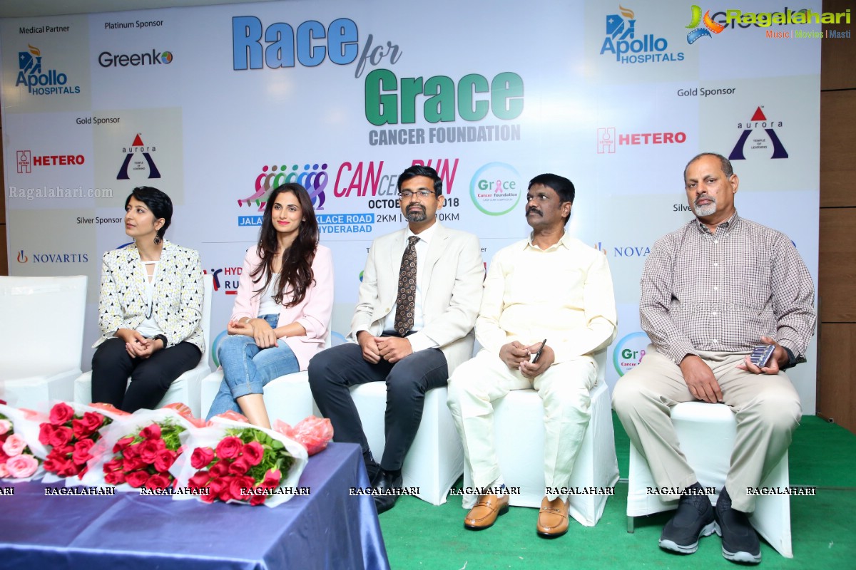 Grace Cancer Foundation Press Conference at Hotel Daspalla, Hyderabad