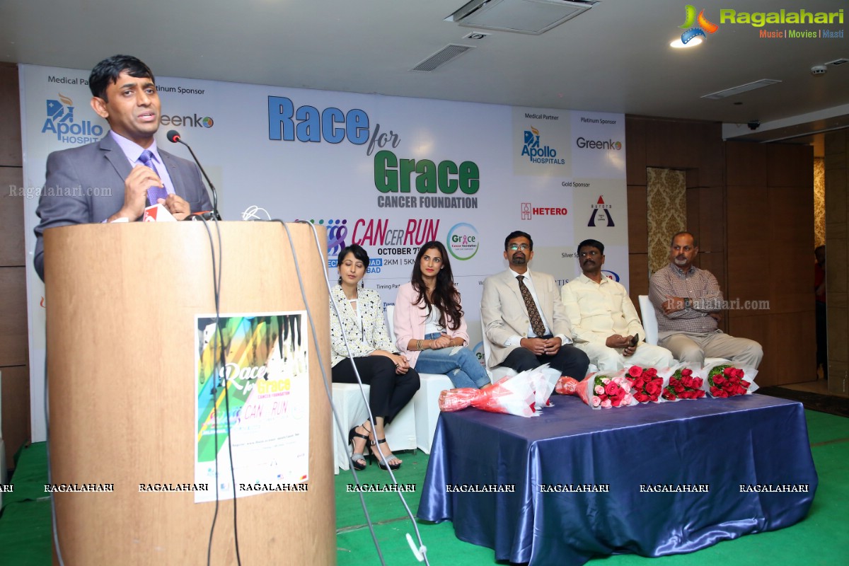 Grace Cancer Foundation Press Conference at Hotel Daspalla, Hyderabad