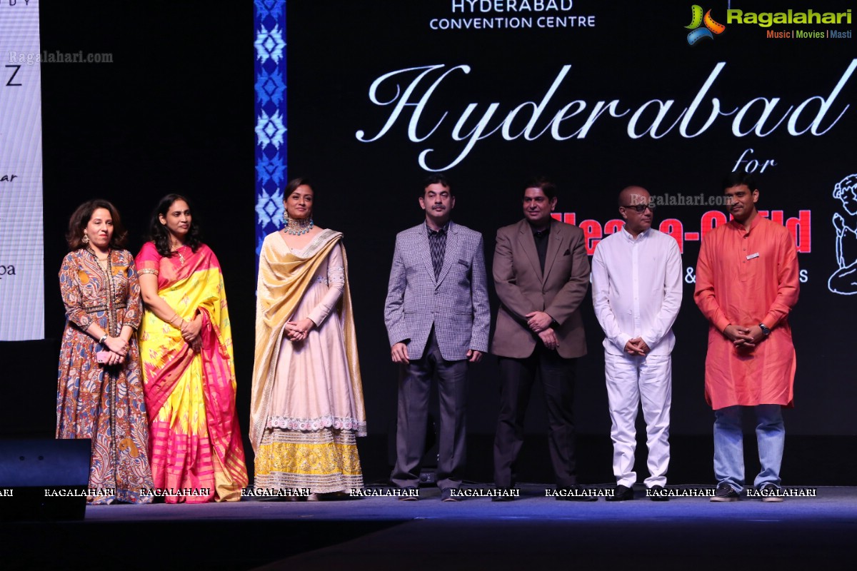 Hyderabad Walks for Heal-a-Child - Annual Fashion Show 2018 at HICC, Hyderabad