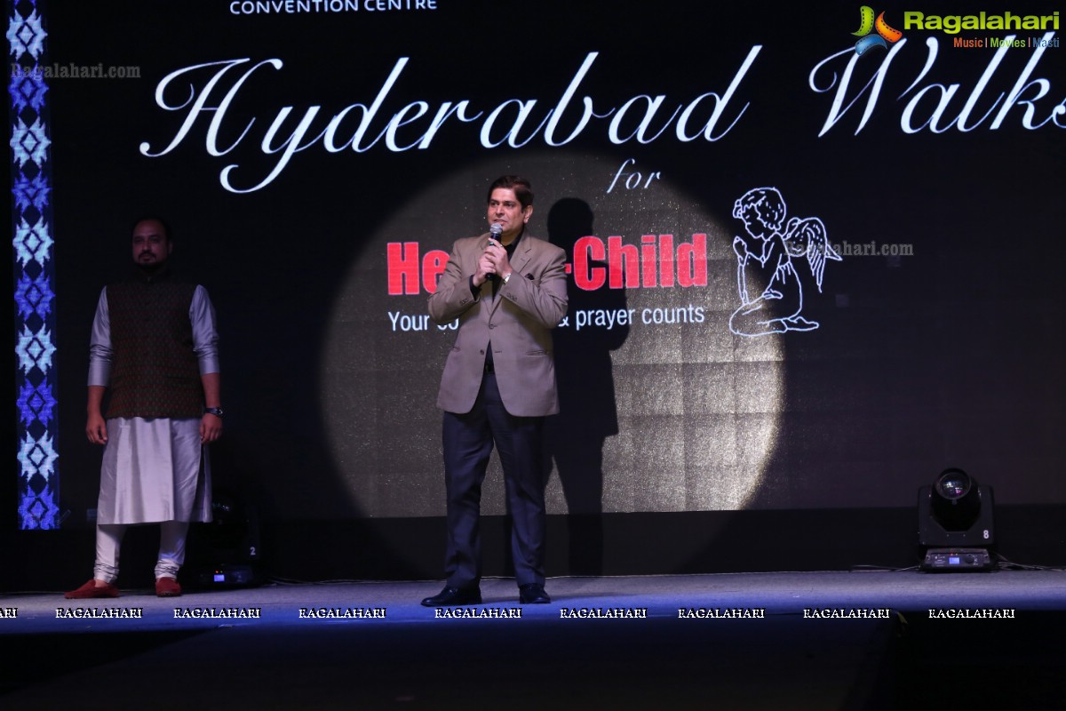 Hyderabad Walks for Heal-a-Child - Annual Fashion Show 2018 at HICC, Hyderabad