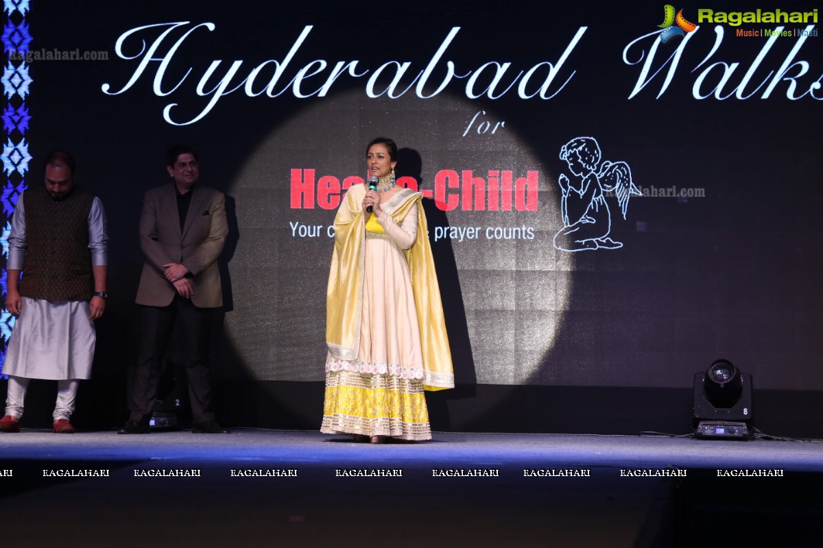 Hyderabad Walks for Heal-a-Child - Annual Fashion Show 2018 at HICC, Hyderabad