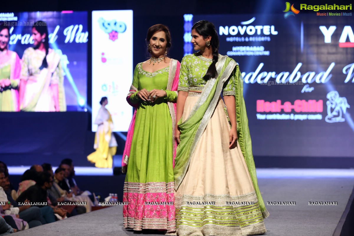 Hyderabad Walks for Heal-a-Child - Annual Fashion Show 2018 at HICC, Hyderabad