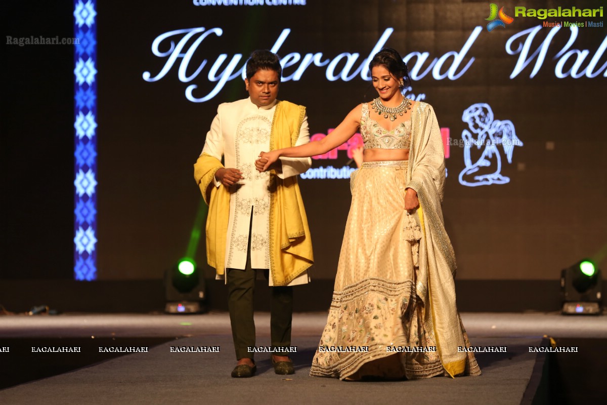 Hyderabad Walks for Heal-a-Child - Annual Fashion Show 2018 at HICC, Hyderabad