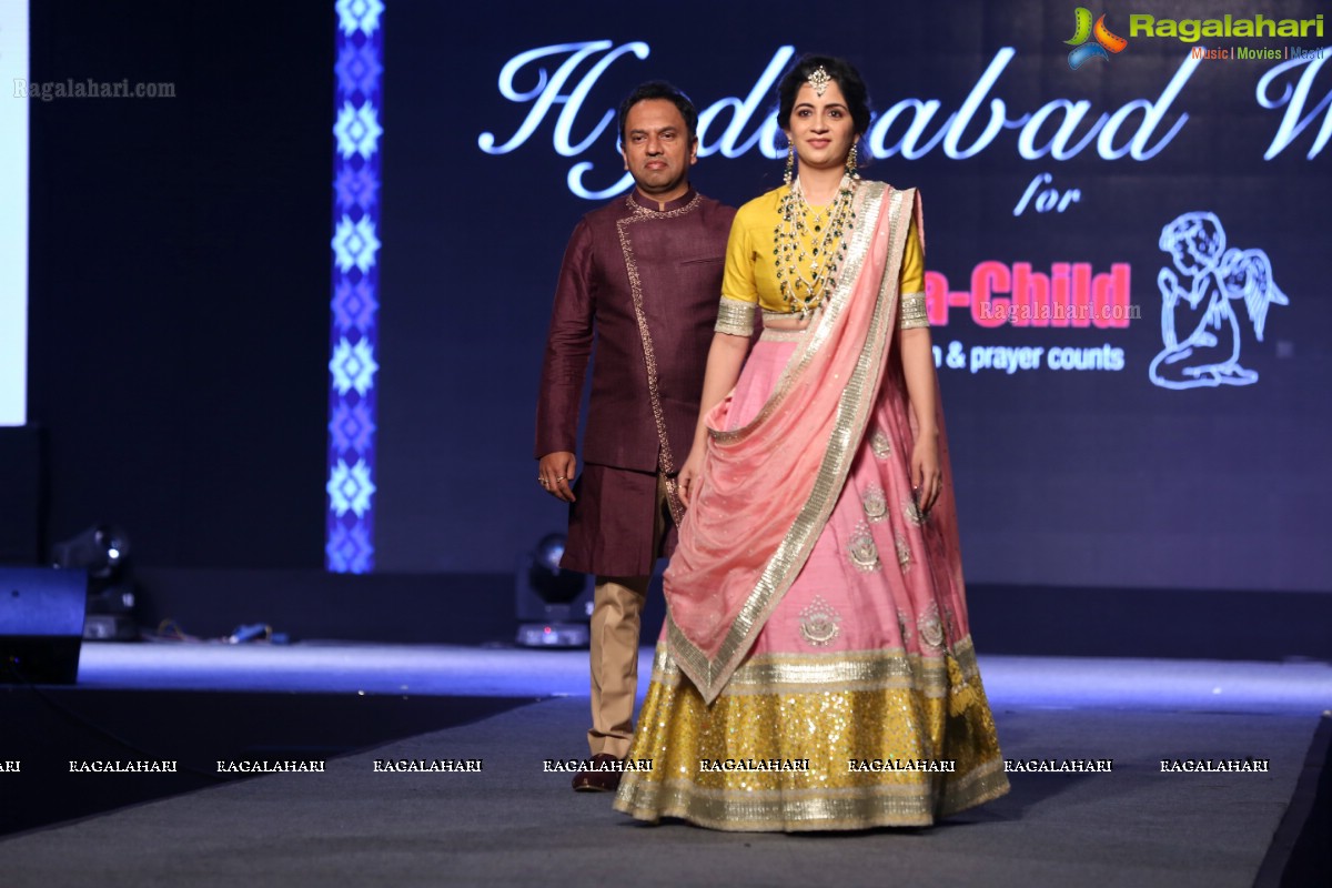 Hyderabad Walks for Heal-a-Child - Annual Fashion Show 2018 at HICC, Hyderabad