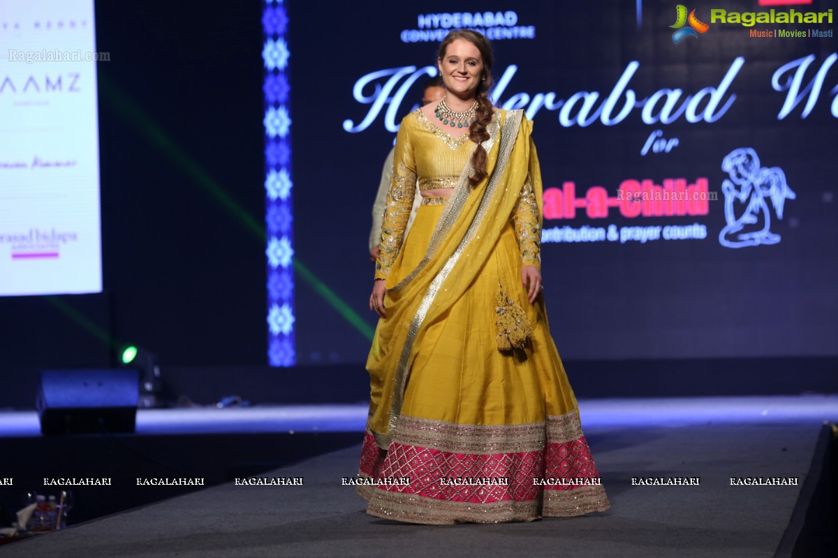 Hyderabad Walks for Heal-a-Child - Annual Fashion Show 2018 at HICC, Hyderabad