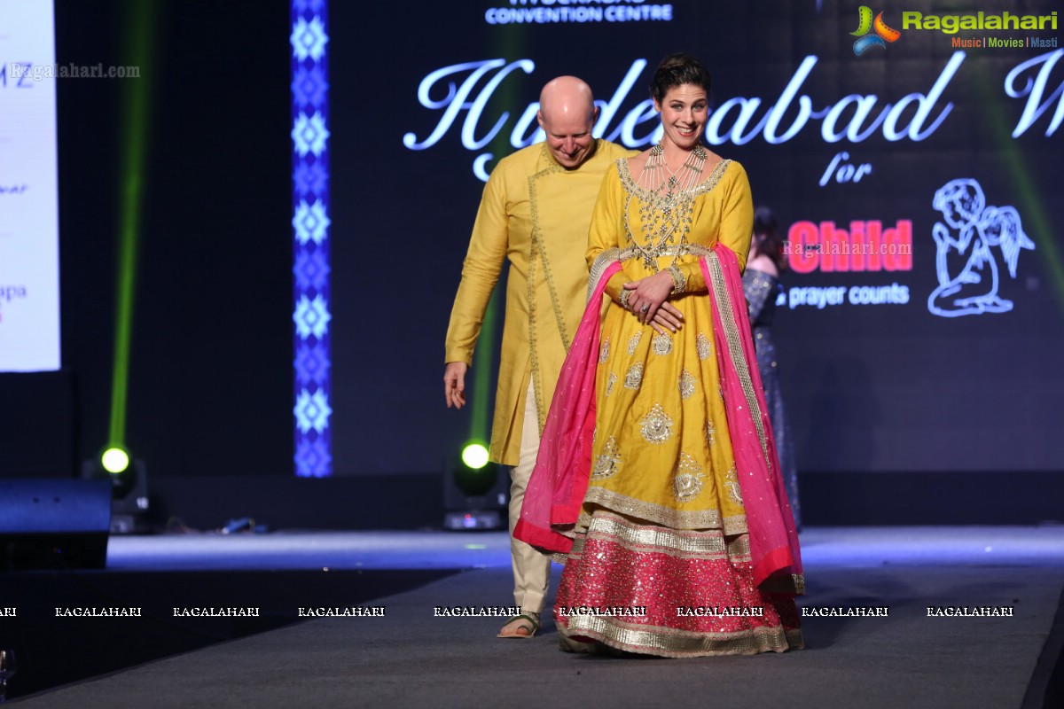 Hyderabad Walks for Heal-a-Child - Annual Fashion Show 2018 at HICC, Hyderabad