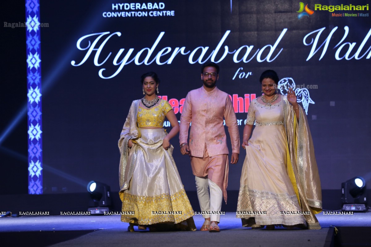 Hyderabad Walks for Heal-a-Child - Annual Fashion Show 2018 at HICC, Hyderabad