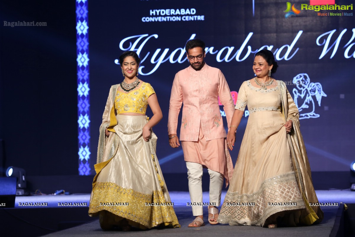 Hyderabad Walks for Heal-a-Child - Annual Fashion Show 2018 at HICC, Hyderabad