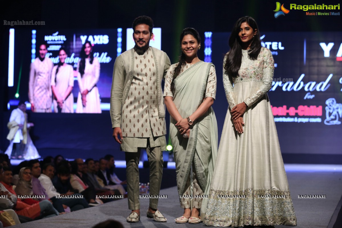 Hyderabad Walks for Heal-a-Child - Annual Fashion Show 2018 at HICC, Hyderabad